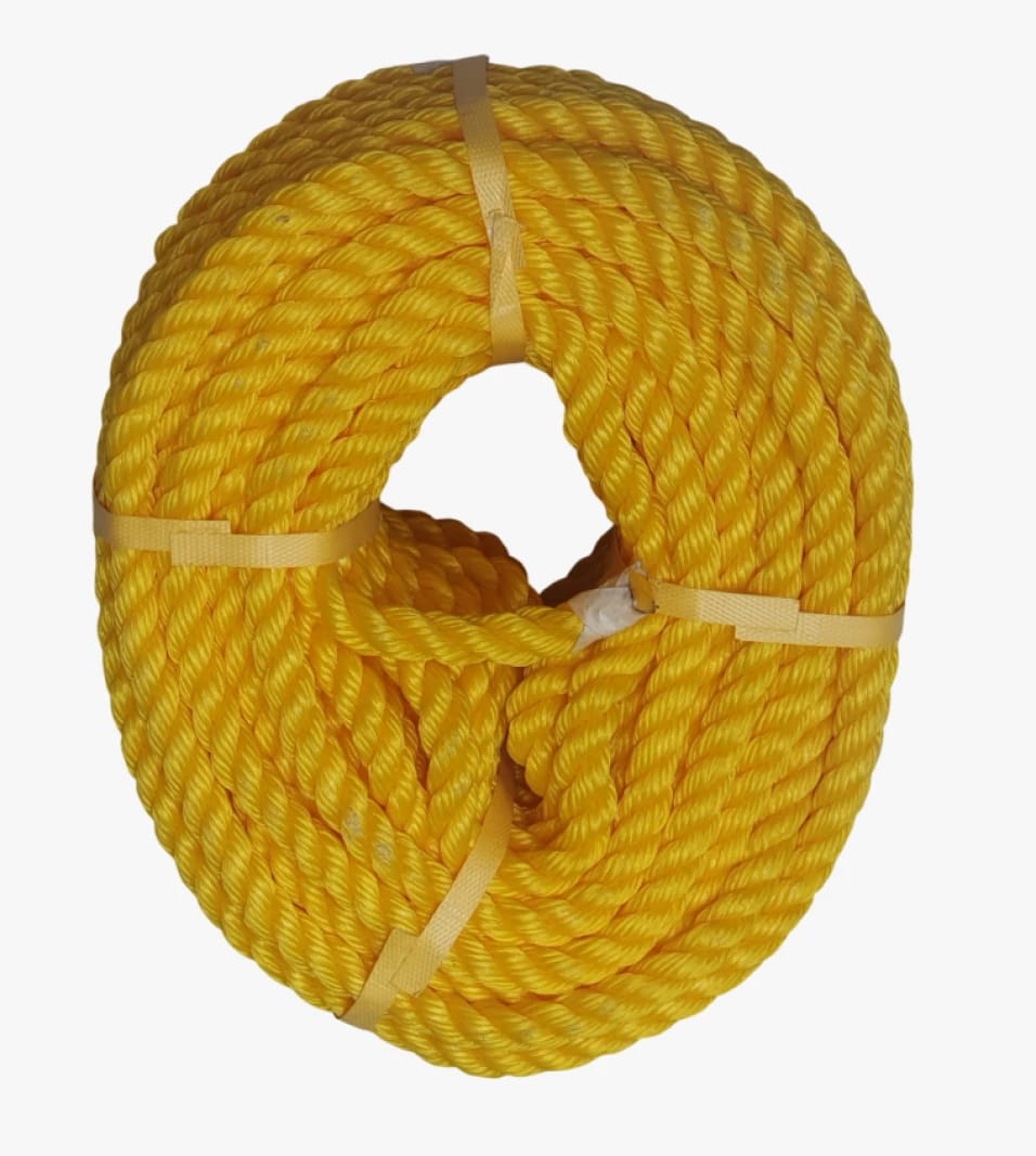 Durable High-Strength Polypropylene Rope Set, 50 Meter Length, Designed for Outdoor Enthusiasts and Adventurers 16mm