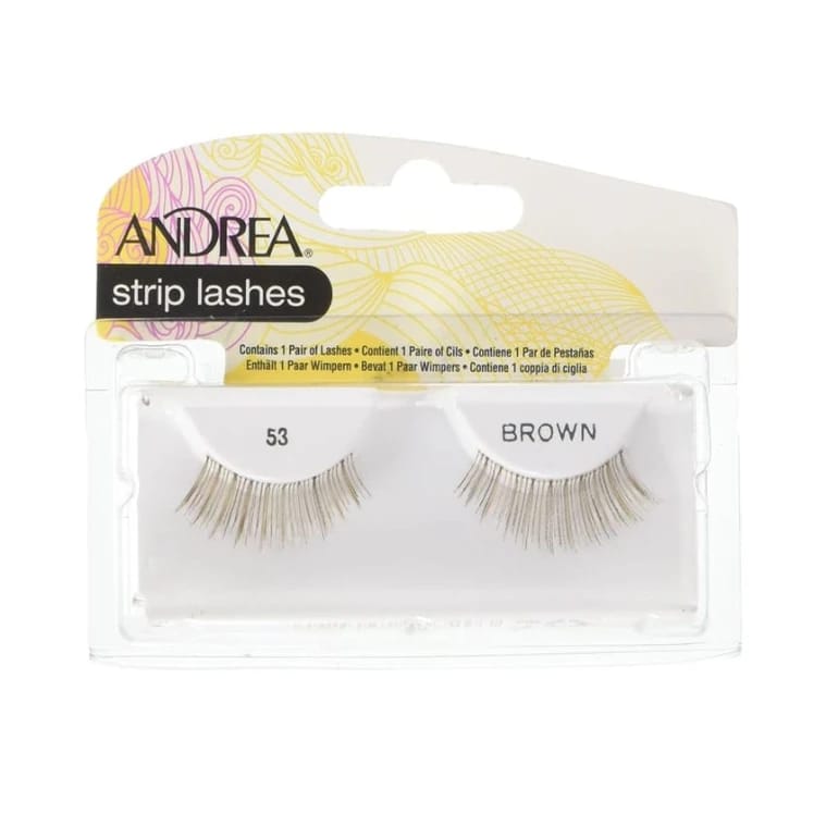 Andrea Lashes 53 Brown Natural
