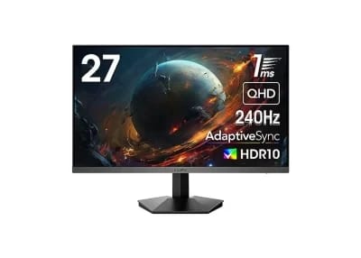 KOORUI GN05 27 inch QHD 2560 x 1440 PC Computer Monitor 240HZ HDR10