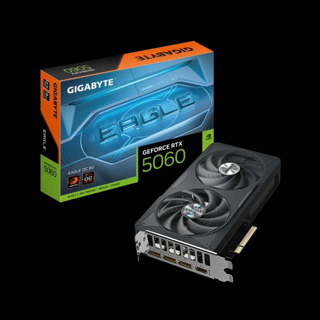 بطاقة GIGABYTE GeForce RTX 5060 EAGLE OC 8G