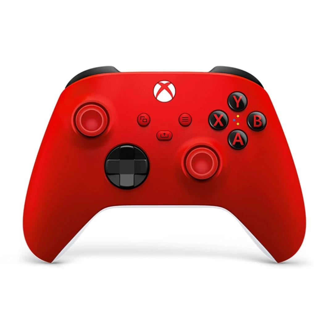 يد تحكم لاسلكية لجهاز Xbox Series S أو X من مايكروسوفت - أحمر نابض