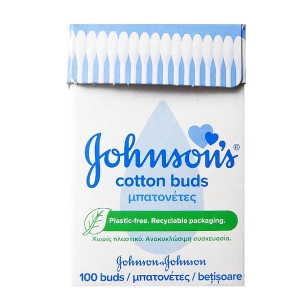 Johnson's Cotton Buds in Recyclable Packaging 100 Swabs