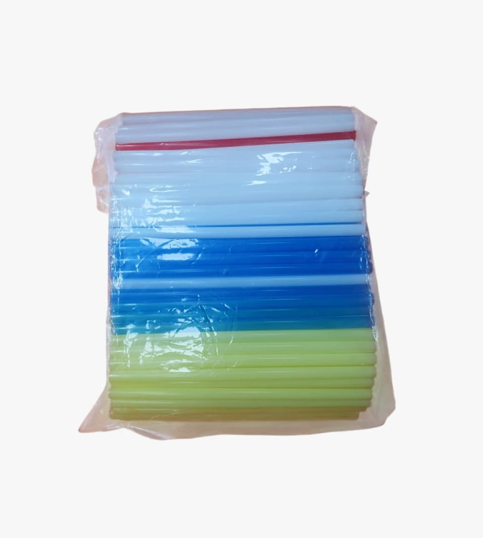 Colorful Drinking Straw Set for Bar and Restaurant Cocktails and Juices for All Occasions in Stylish Designs
