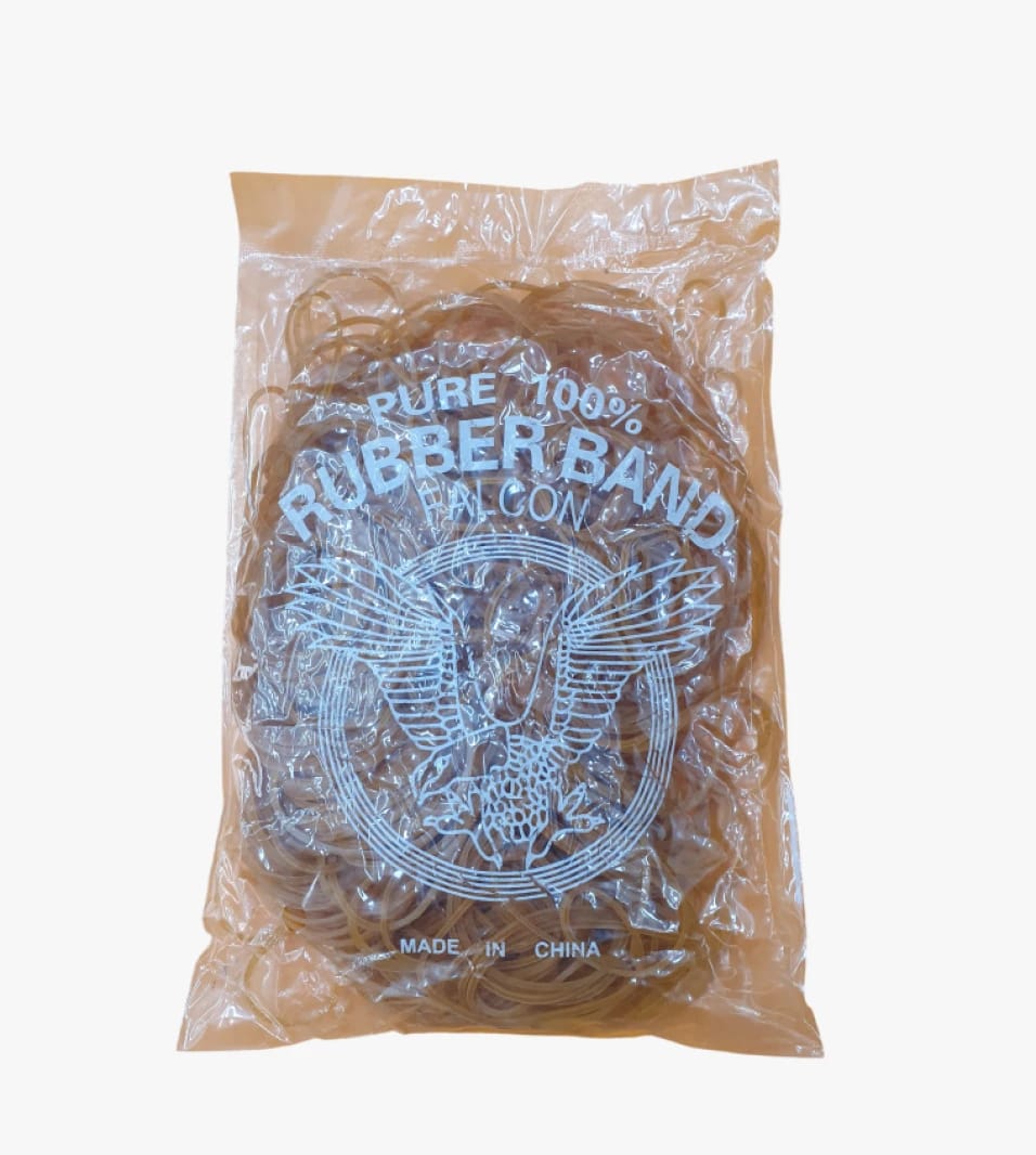 Falcon Pure 100% Rubber Band Pack for Packaging and Office Supplies, Ideal for Home and Office Use