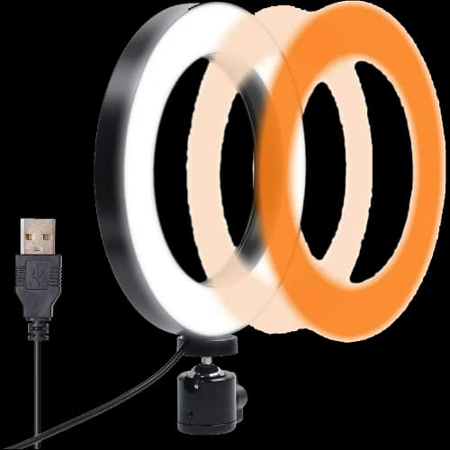 LED 6 inch Dimmable Bi-Color Ring Light