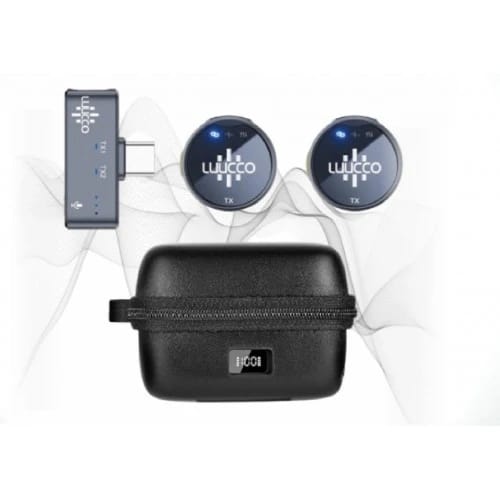 LUUCCO AirWave-K2 Wireless Lavalier Microphone