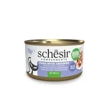 Schesir Complements Wet Cat Tuna with Grouper in Jelly 70g