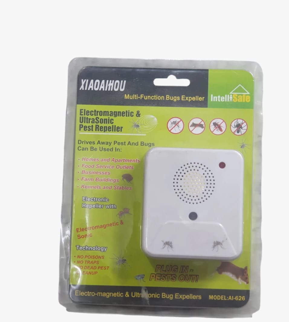 XIAOAIHOU Ultrasonic and Electromagnetic Pest Repeller for Homes and Businesses