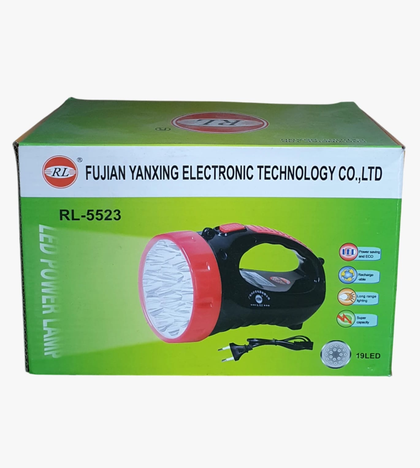 مصباح طاقة LED برمز RL-5523 من فوجيان يانكسينج تكنولوجي مع تصميم حديث للمستخدمين