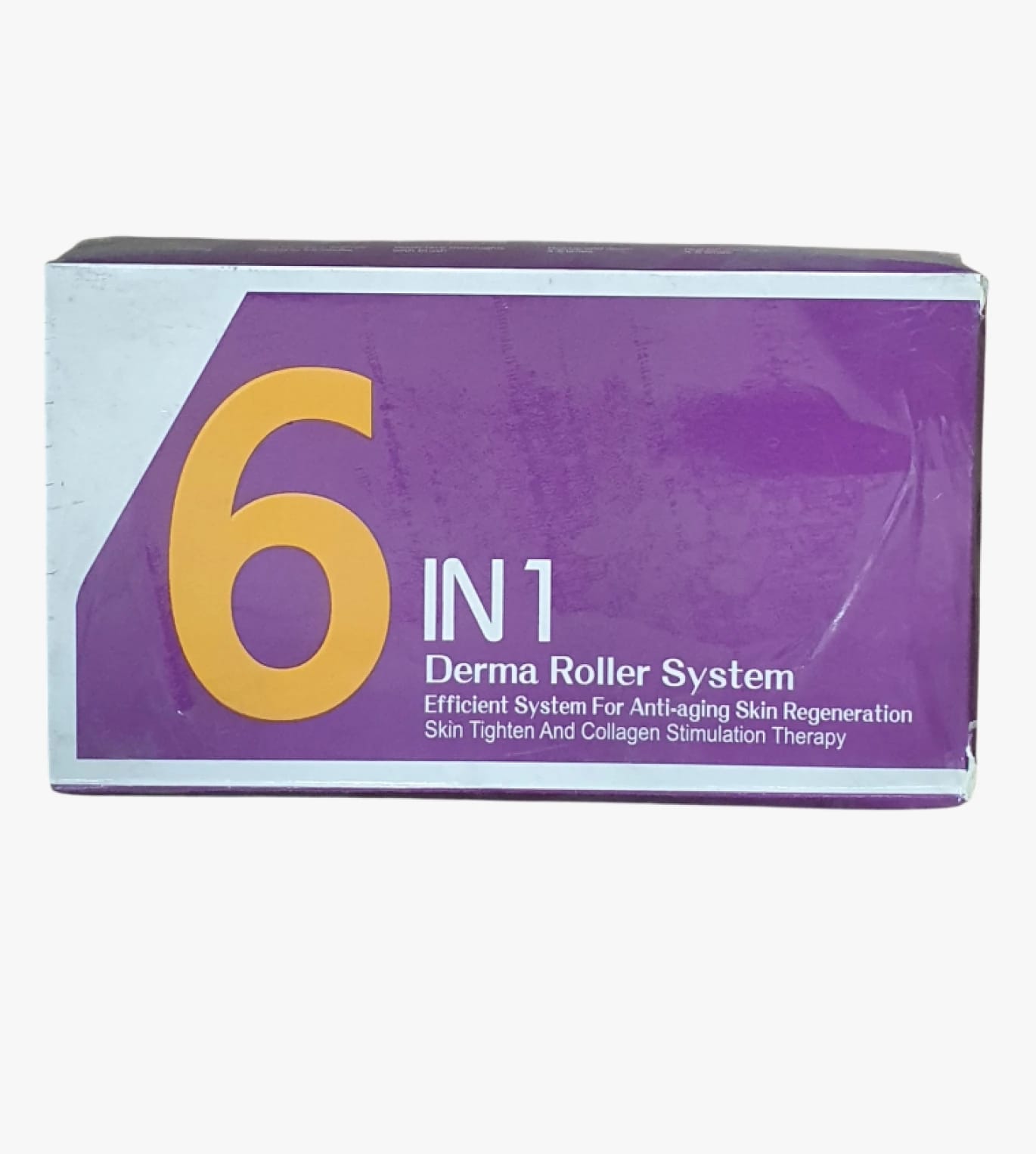 6 in 1 Derma Roller System for Skin Tightening and Anti-Aging Collagen Stimulation Therapy for Men and Women
