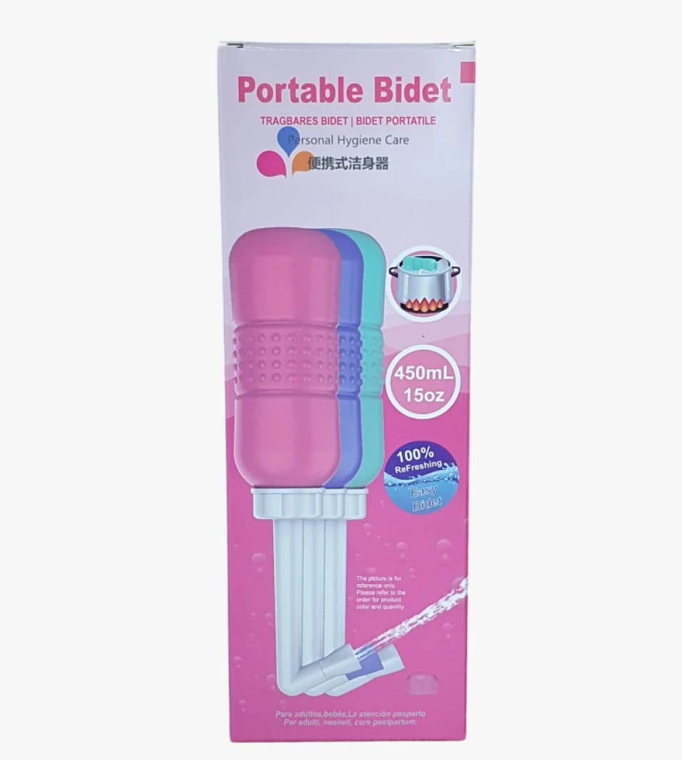 Portable Bidet 450mL for Elegant and Convenient Personal Hygiene Care for Women Men and Babies