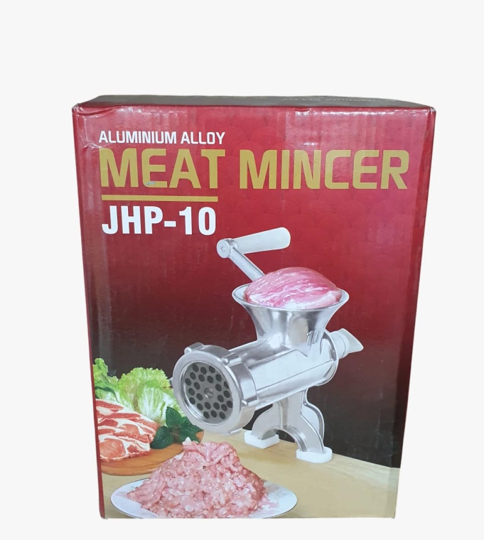 Aluminium Alloy Meat Mincer, Sleek Design, Ideal for Households and Professional Chefs, Model JHP-10