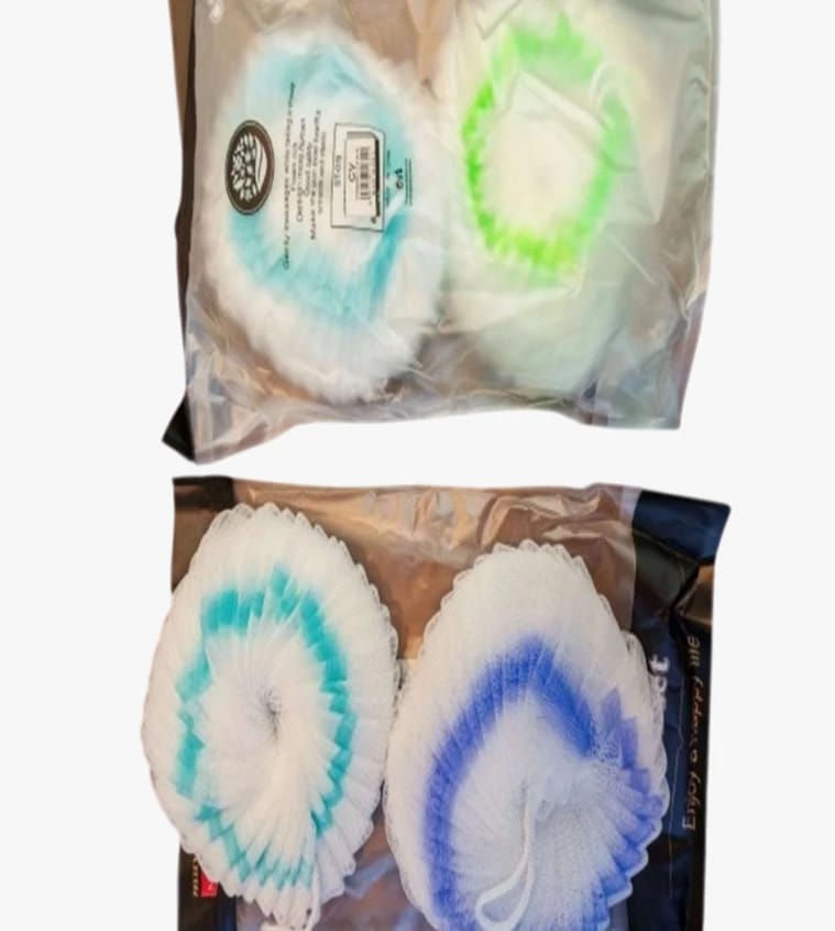 Double Loofah Bath Puff Sponge for Softness and Comfort Suitable for All Ensures Every Shower is a Refreshing and Delightful Experience