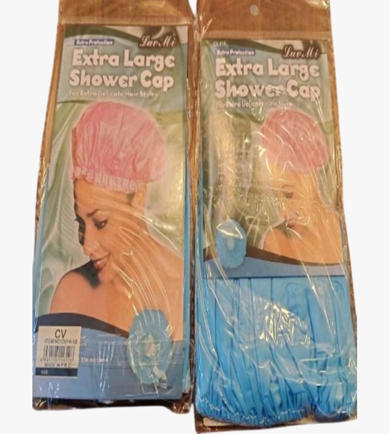 Pure Me Extra Large Shower Cap, Extra Protection Design for Delicate and Specially Styled Hair