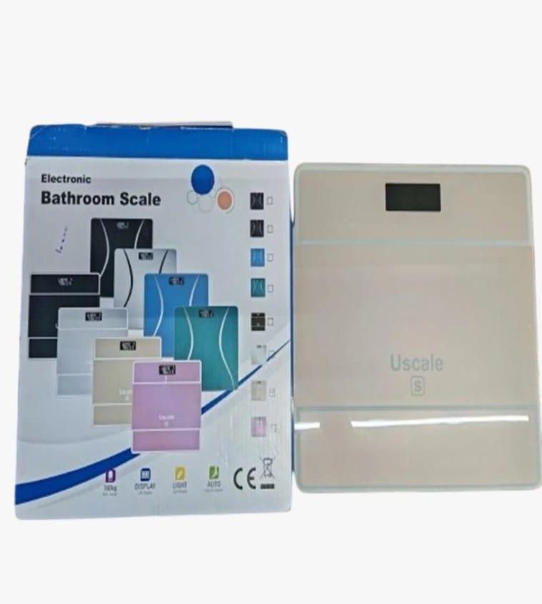 Uscale Electronic Digital Bathroom Scale with Stylish Design for Weight Monitoring