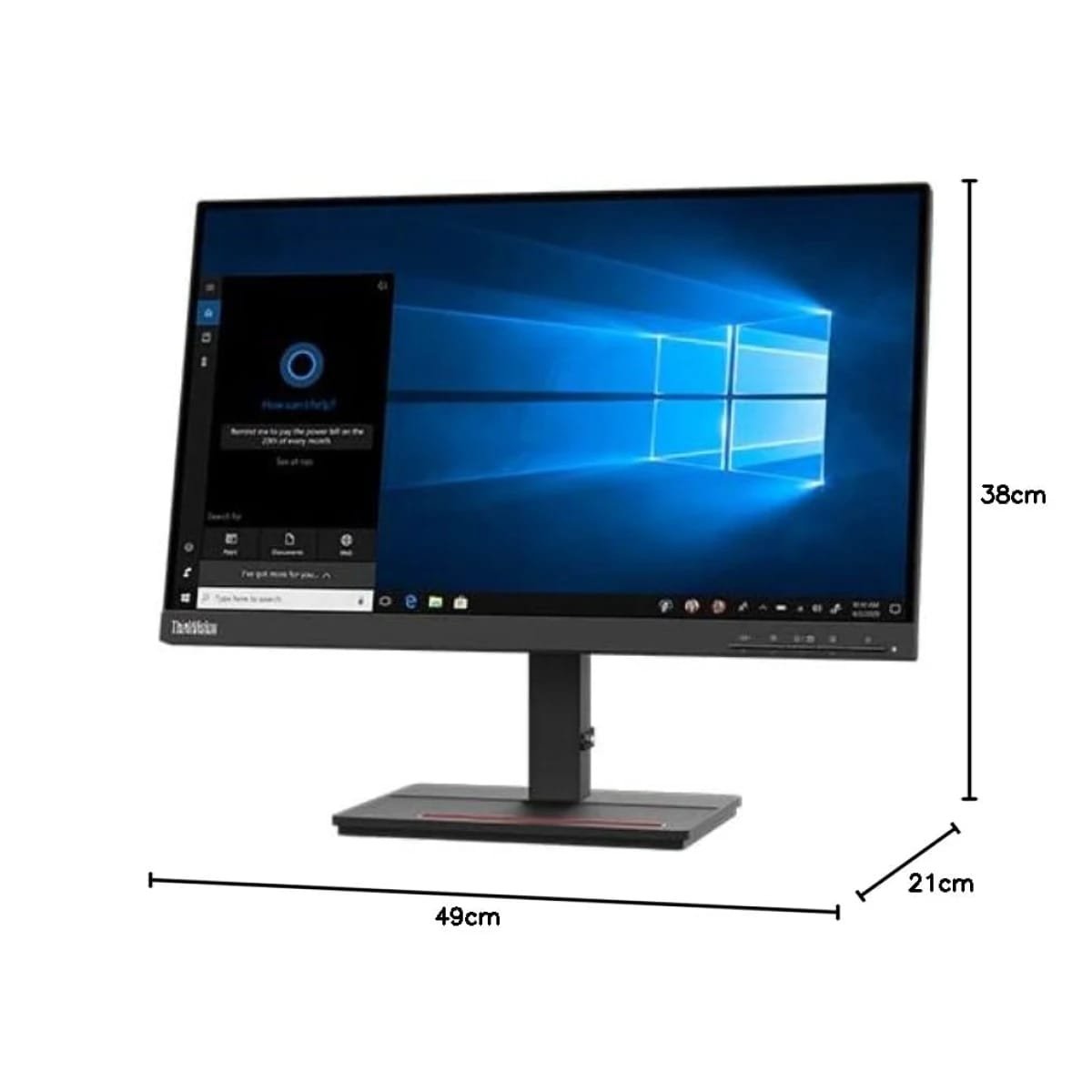 ThinkVision S22-4e 21.5" Monitor, IPS panel 100HZ, 1920 x 1080, Input connectors- VGA + HDMI 1.4, Cables included - HDMI, 3 Years warranty