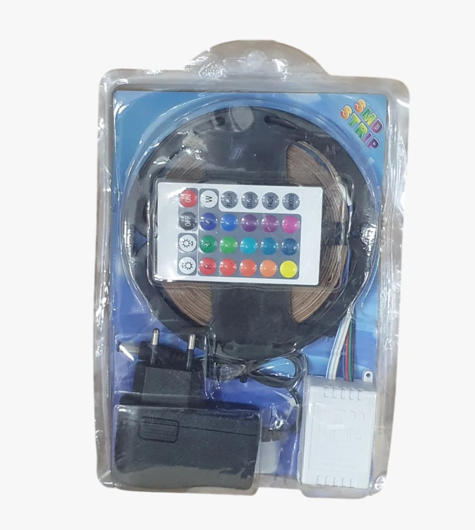 SMD Multicolor LED Strip Light Kit with Remote Control for Perfect Ambiance in Events and Homes