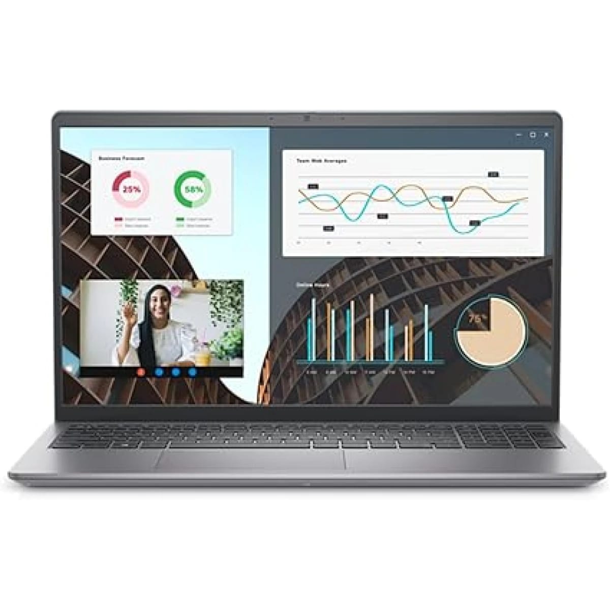 Dell Vostro 3530 Laptop, 15.6" FHD WVA @120Hz, 13th Gen Intel Core i5-1334U, 8GB RAM, 512GB M.2 PCIe NVMe SSD, Intel® UHD Graphics, Carbon Black