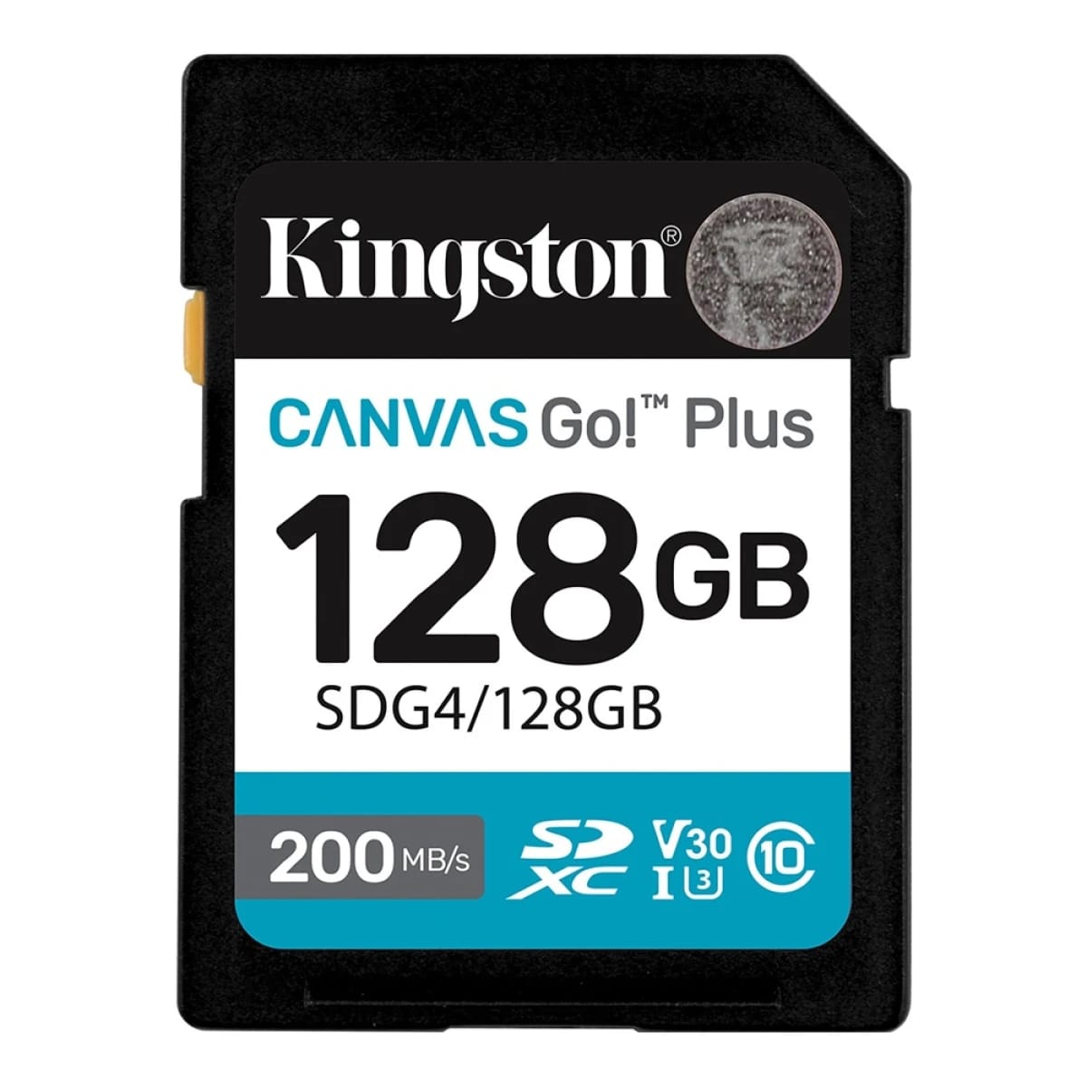 Kingston Canvas Go Plus 128GB SD Card | Up to 200MB/s | Class 10, UHS-I, U3, V30 | SDG4/128GB