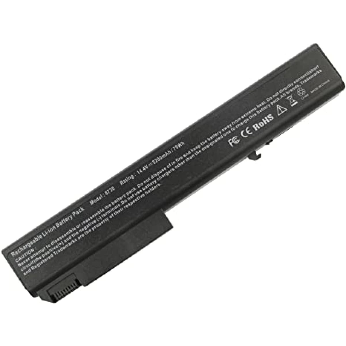 Battery for HP ELITEBOOK 8530P 8530W 8540P 8540W 8730W 8740W (8 cell 4400 mAh 14.8V black)