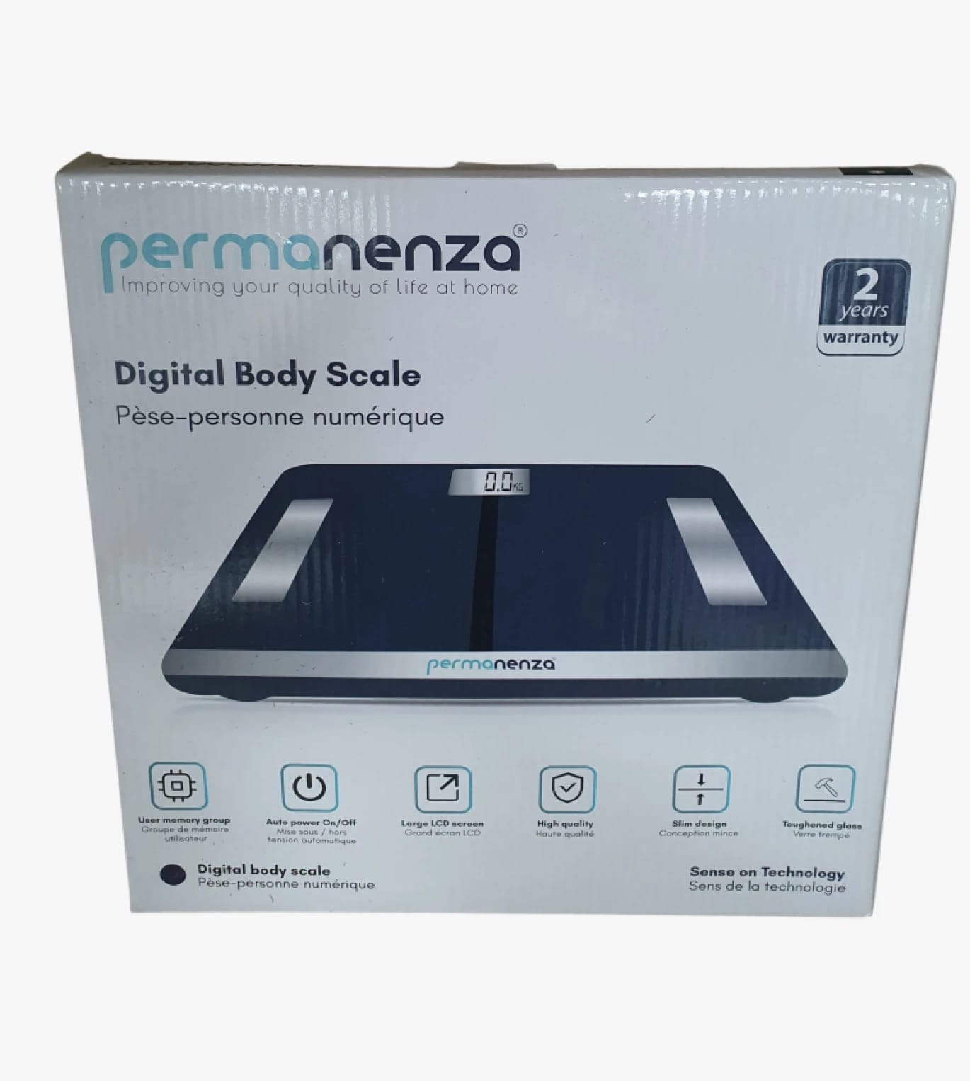 Permanenza Digital Body Scale with Modern Design and Advanced Technology for Home Users