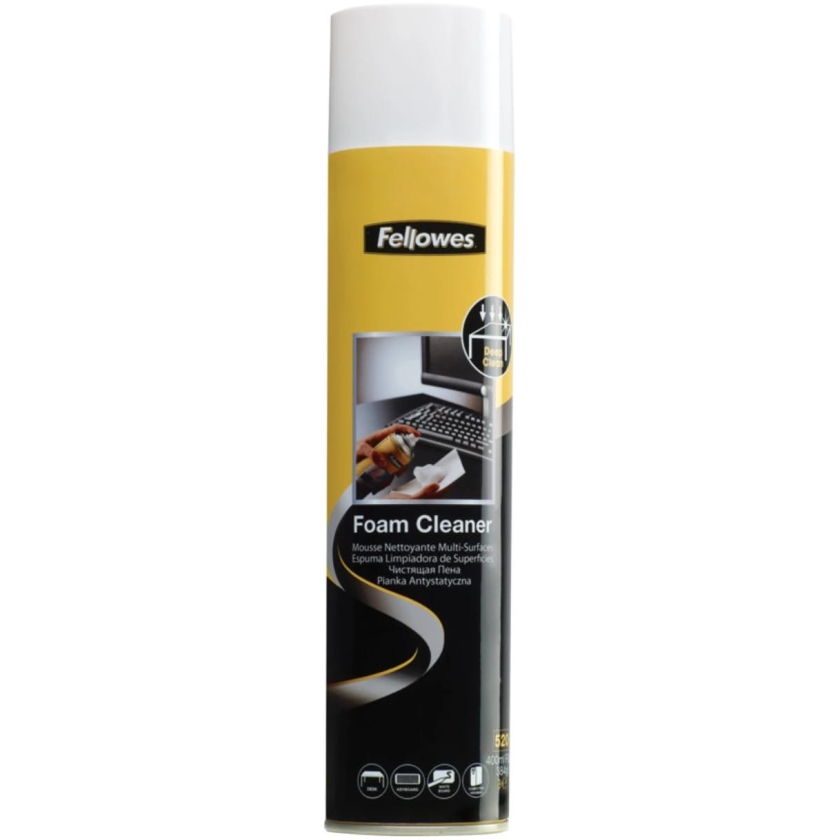 Fellowes Anti-static Foam Cleaner 400ML