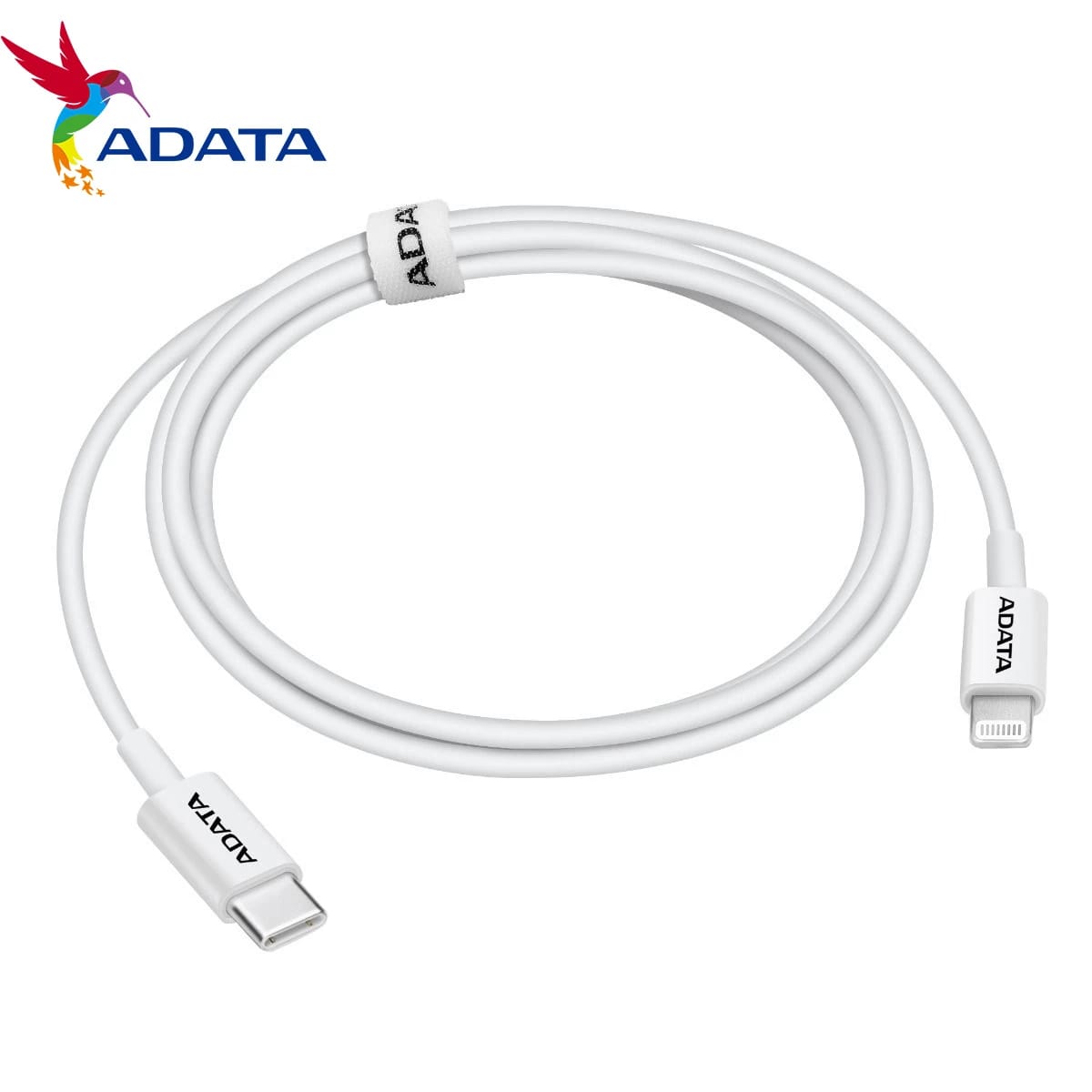 كابل Adata AMFiCPL-1M-CBK USB من النوع C إلى لايتنينج 8-pin للمزامنة والشحن