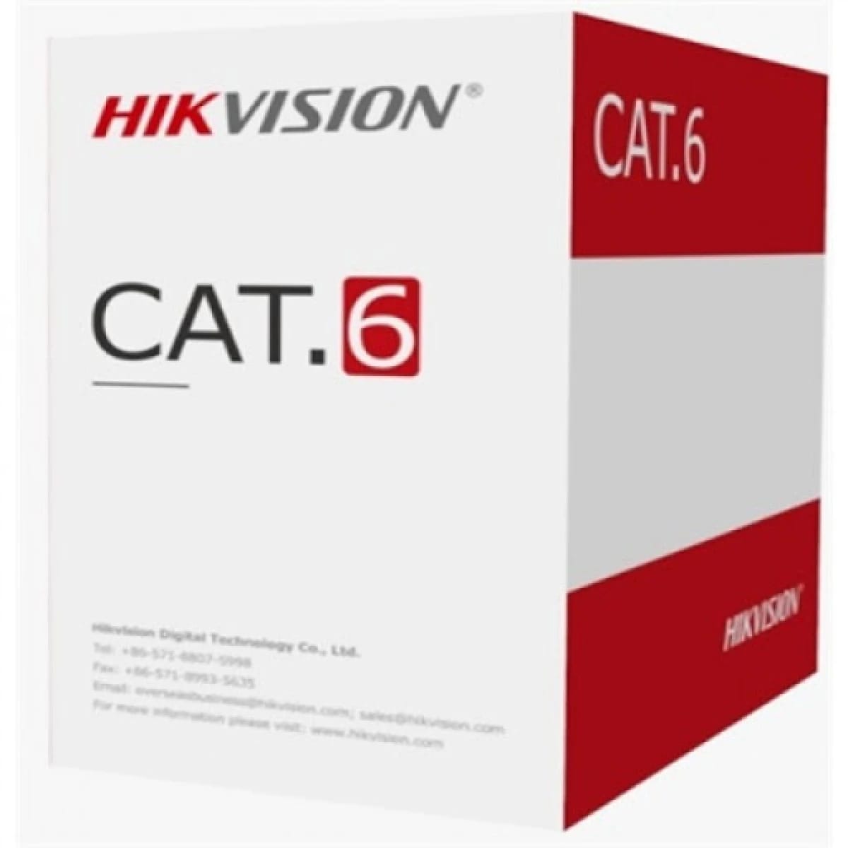 HIKVISION Cable - DS-1LN6U-W/CCA (UTP Wall Cable, Cat6, PVC, CCA, 305m)