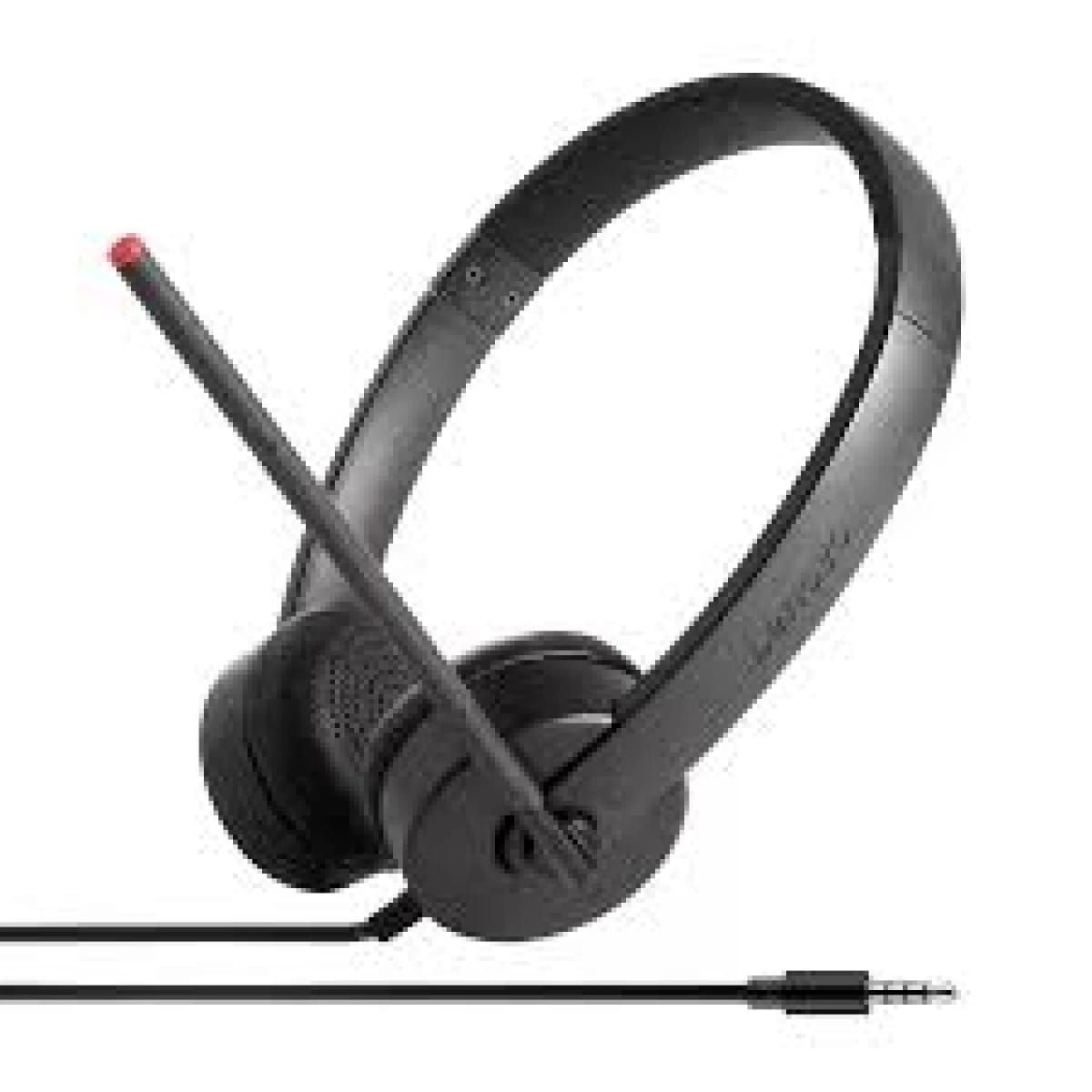 Lenovo Essential Stereo VOIP Analog Headset Comfort Fit Ear Piece
