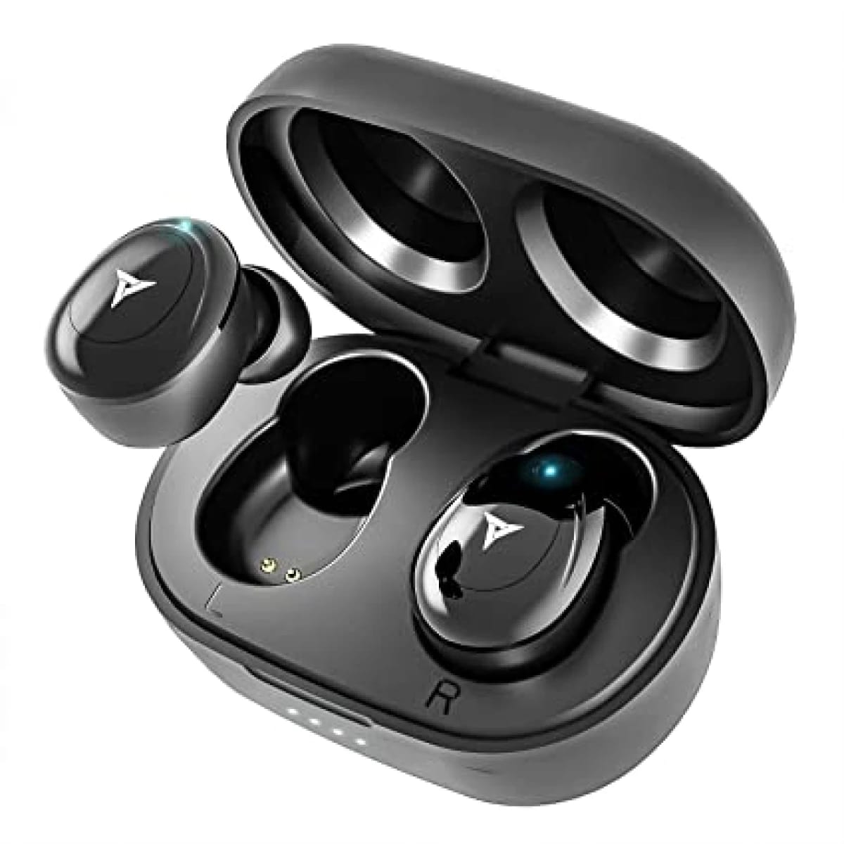 TWS 4 Wireless Bluetooth Earbuds Ear Buds Auto Connect on and Off with Charging case