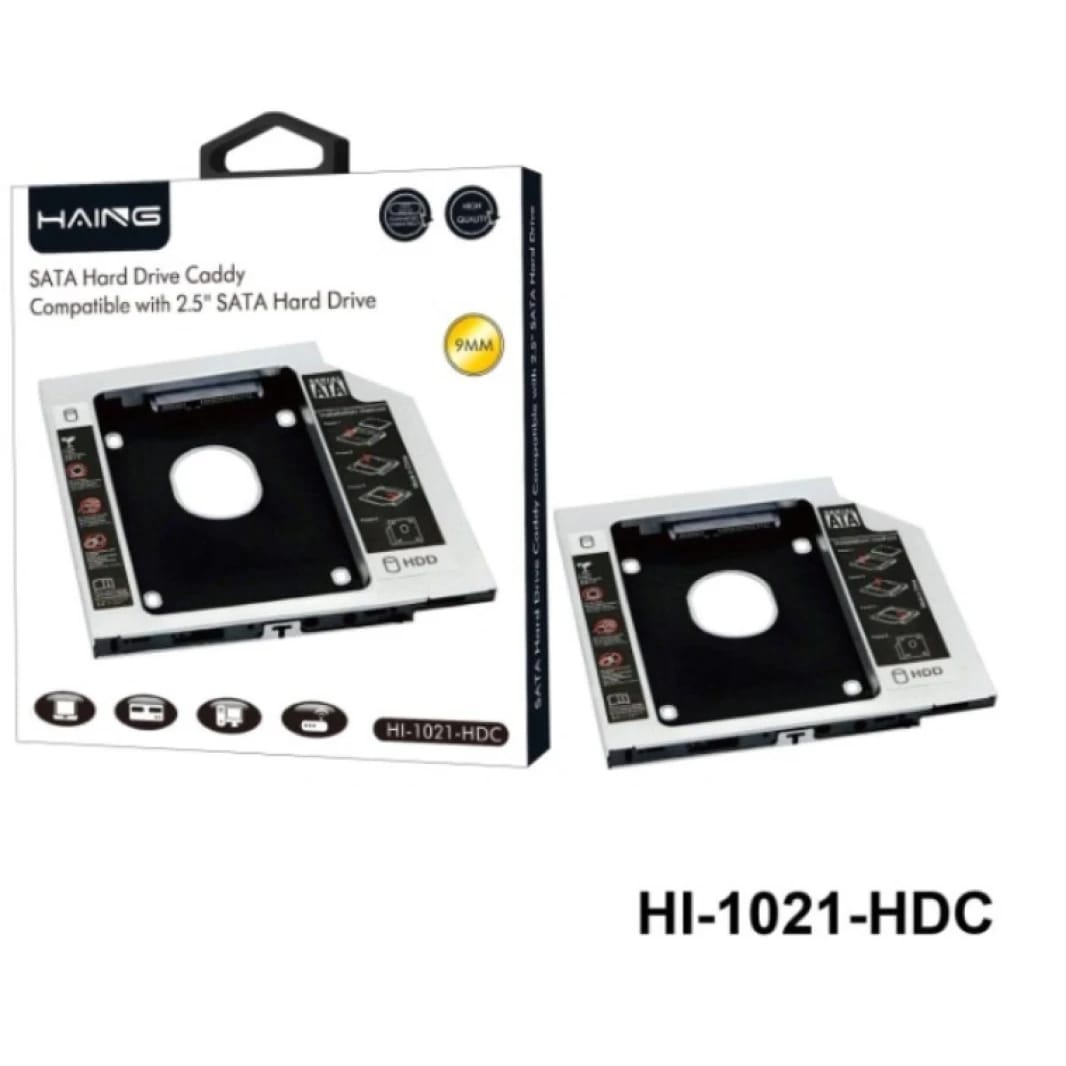 HAING HI-1021-HDC SATA Hard Drive Caddy for 2.5" SATA Hard Drive 9.5MM