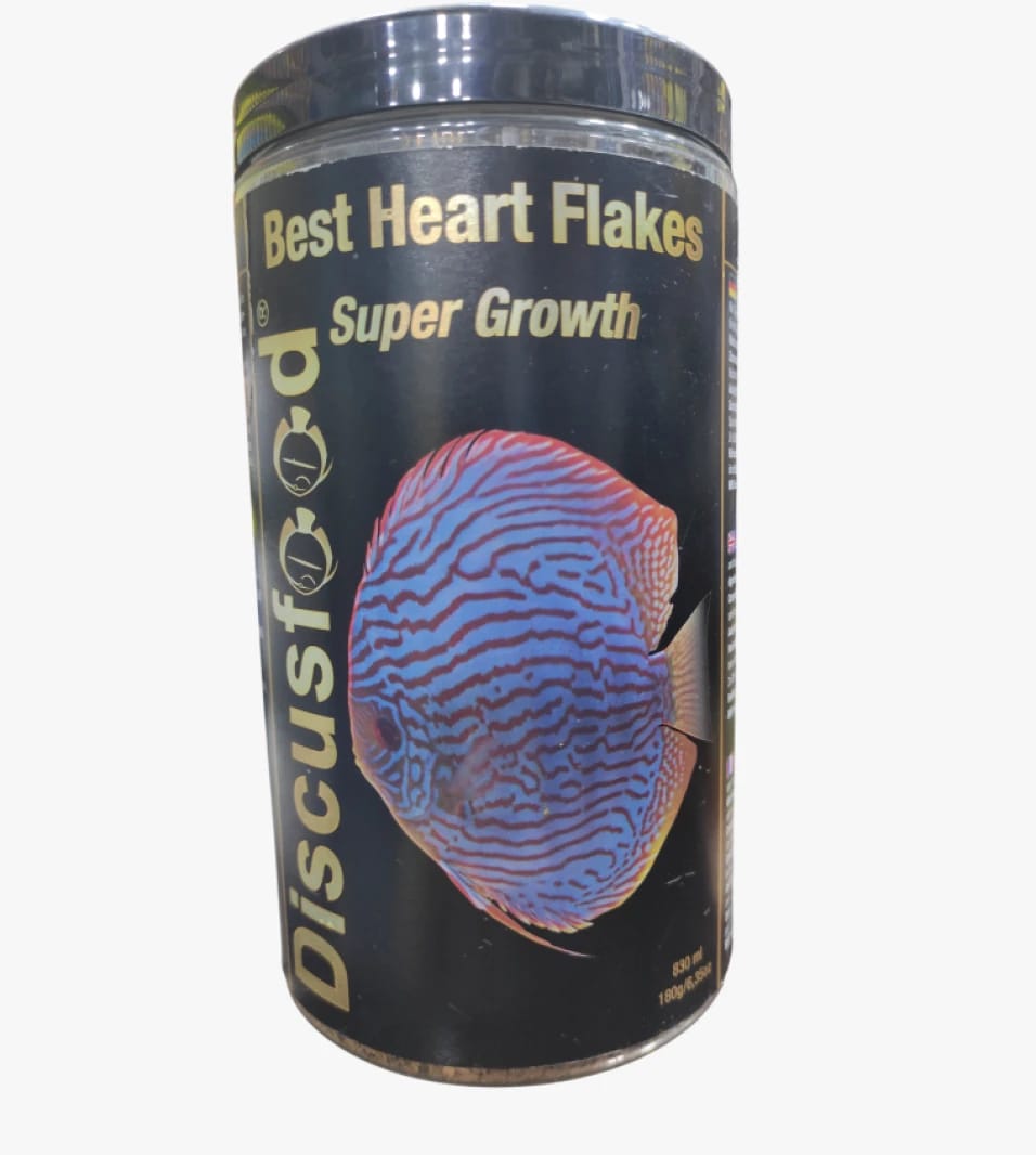 Discusfood Heart Flakes for Super Growth of Discus Fish with Nutritious Formula