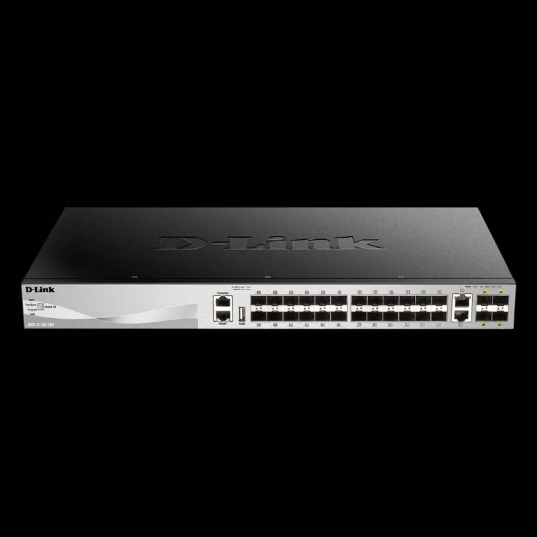 D-Link DGS-3130-30S 30-Port Lite Layer 3 Stackable Managed Switch