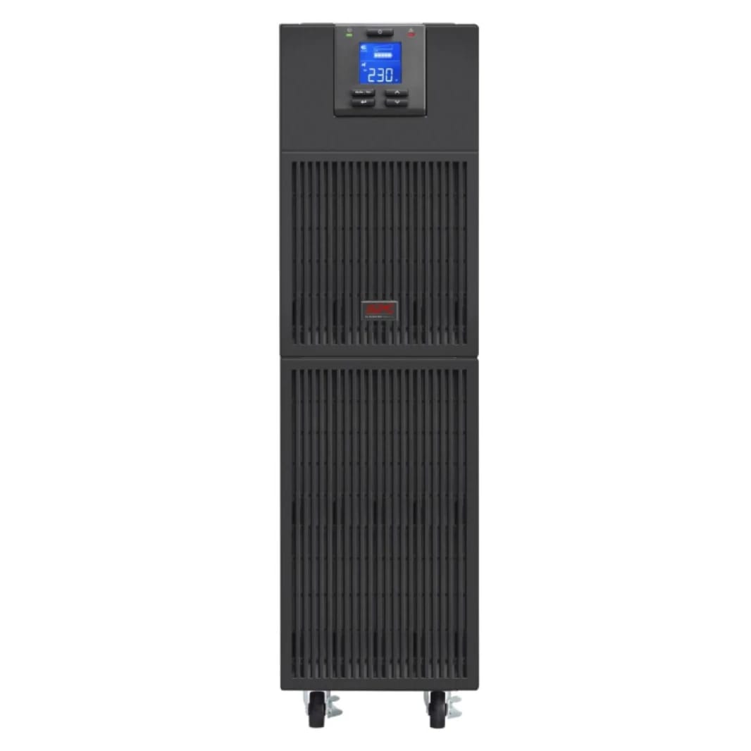 APC Easy UPS On-Line 6kVA/6kW Tower, 230V, Hard wire 3-wire(1P+N+E) outlet, Intelligent Card Slot, LCD
