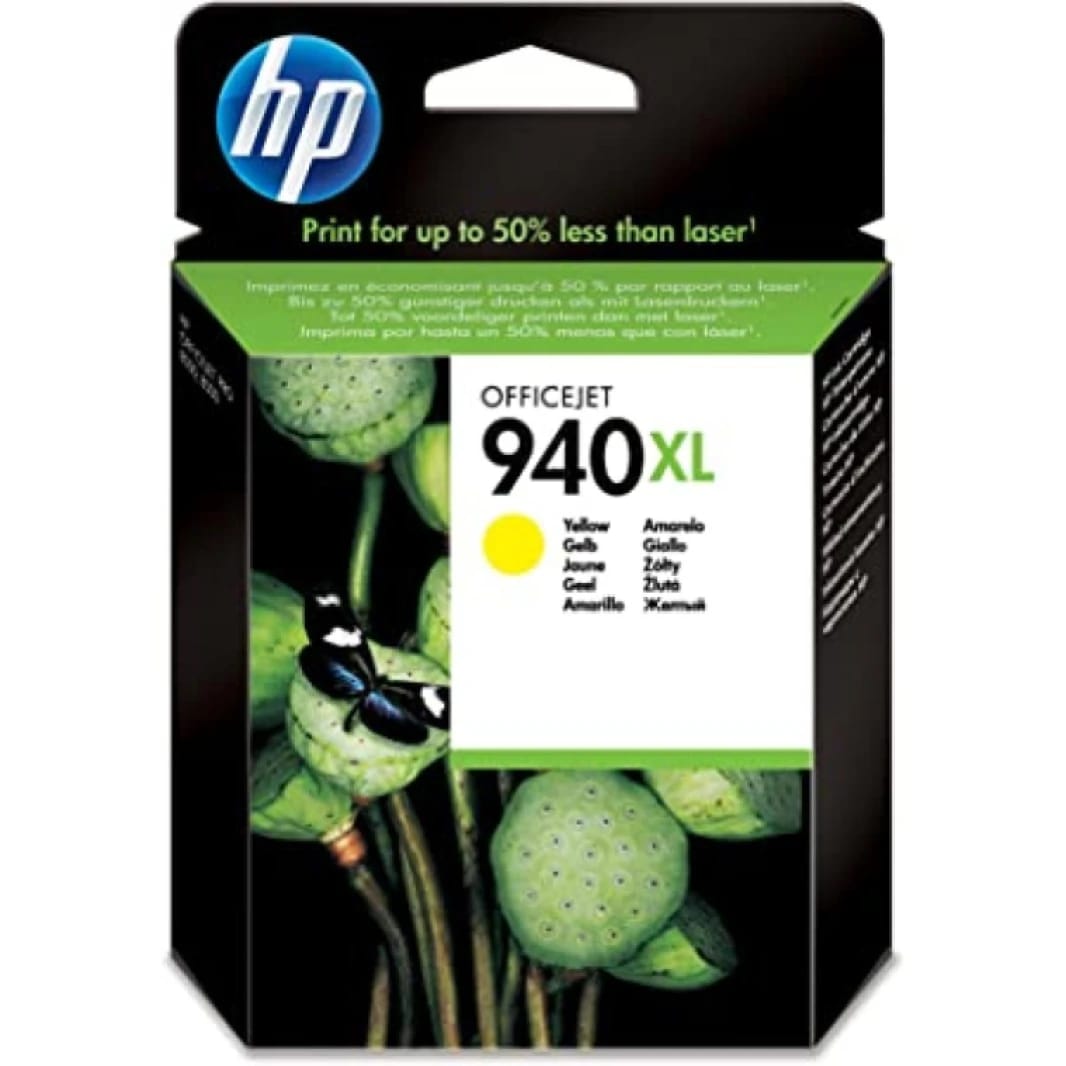 HP 940XL Yellow Original Inkjet Cartridge for Officejet 8000 & 8500