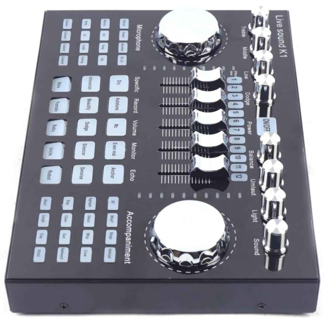 Professional Audio Mixer Sound Board Console with 27 Sound Effects