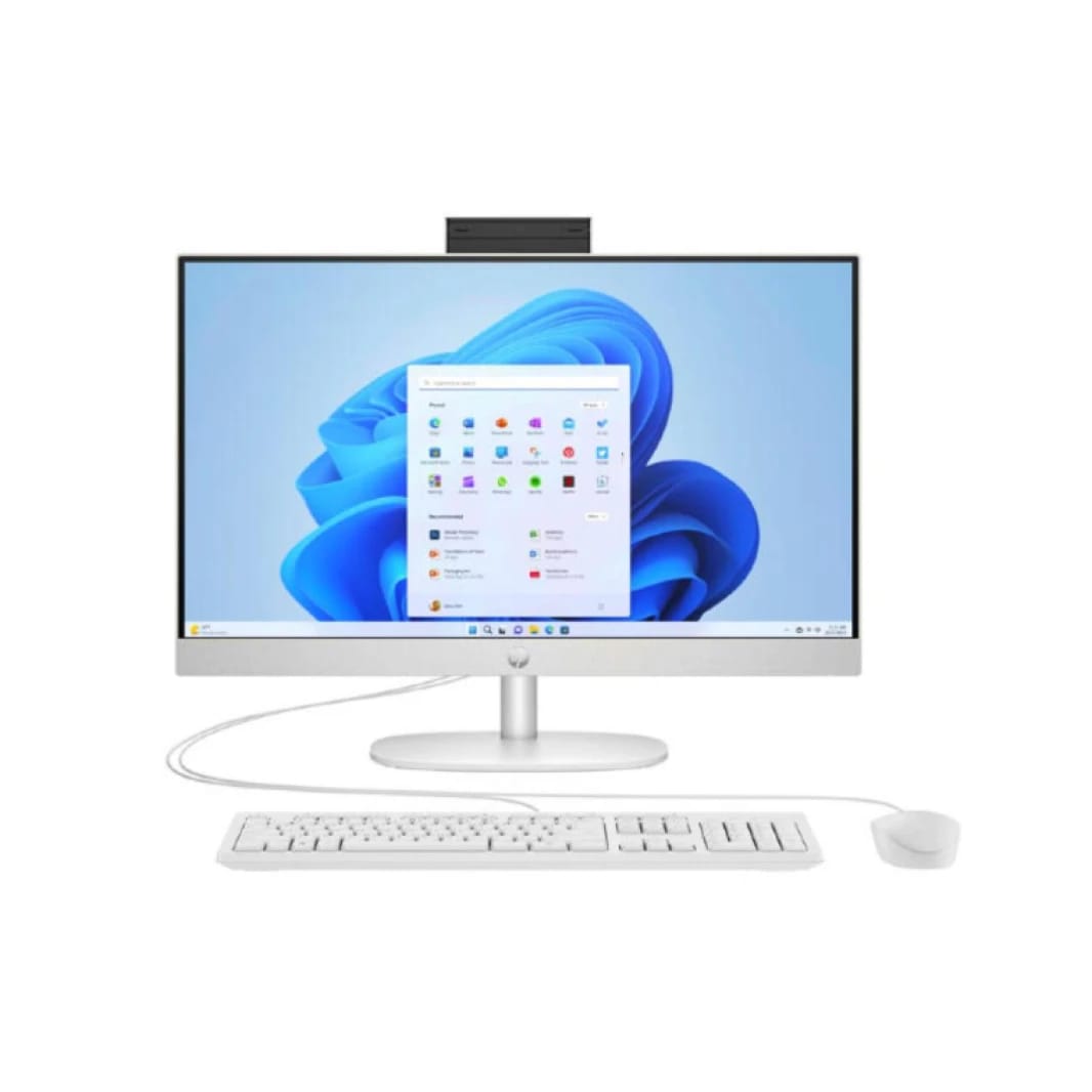 HP AIO 24-cr0315nh | i3-1315U - 13th Gen | 8GB RAM | 512GB SSD | 23.8 FHD NON-TOUCH | Windows 11 Pro | All-in-One Desktop Computer