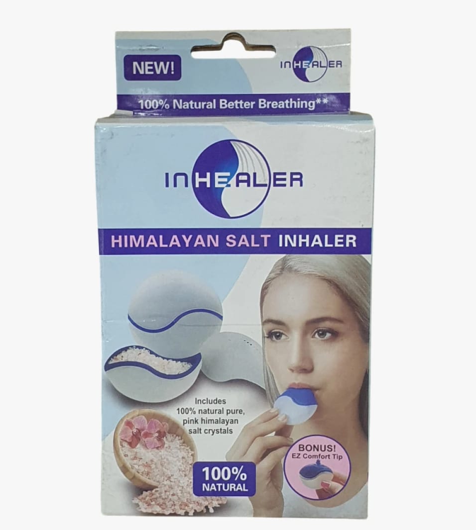 Inhealer Himalayan Salt Inhaler Innovative Design for Enhanced Natural Breathing for Health-Conscious Audience