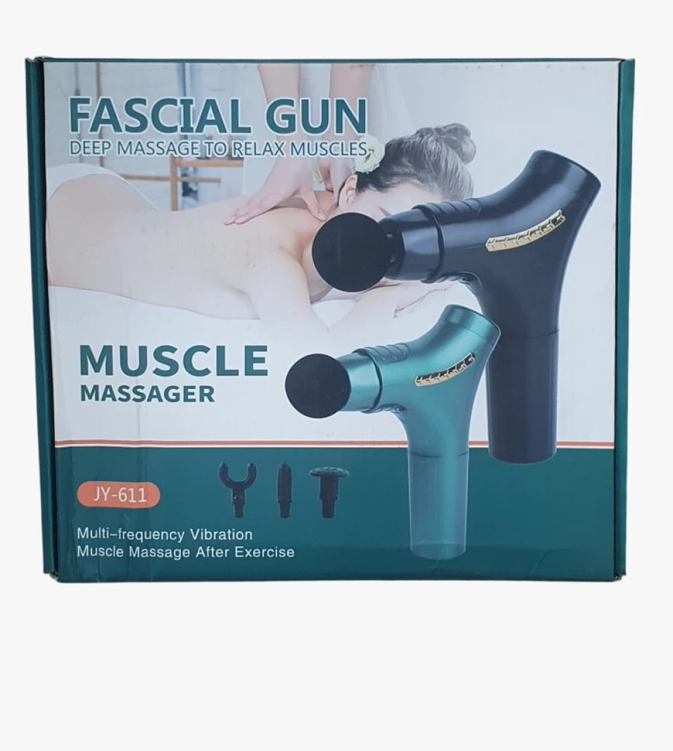 Fascial Gun JY-611 Deep Tissue Massage Gun with Modern Design for Muscle Pain Relief for Athletes and Active Users