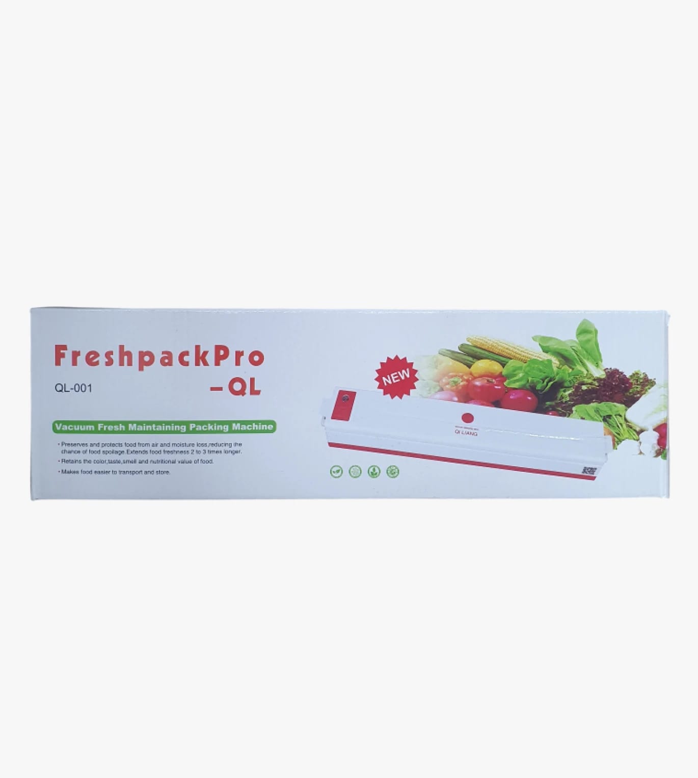 FreshpackPro QL, Vacuum Sealing and Food Preservation Machine, Kitchen Accessory for Gourmet Families.