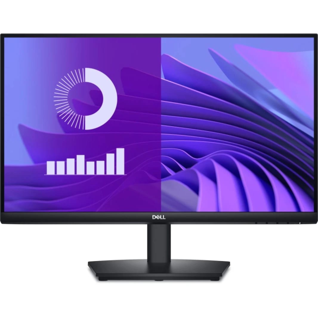 Dell E2425H 24" FHD Flat Monitor | 75Hz, Nano Frame Edge | DP, VGA | Black