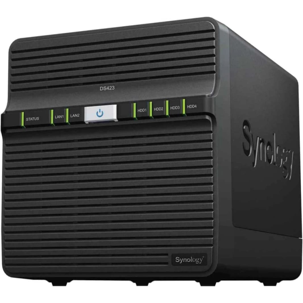 Synology Diskstation DS423 4-Bay Diskless NAS with Realtek RTD1619B 4-Core CPU & 2GB DDR4 RAM