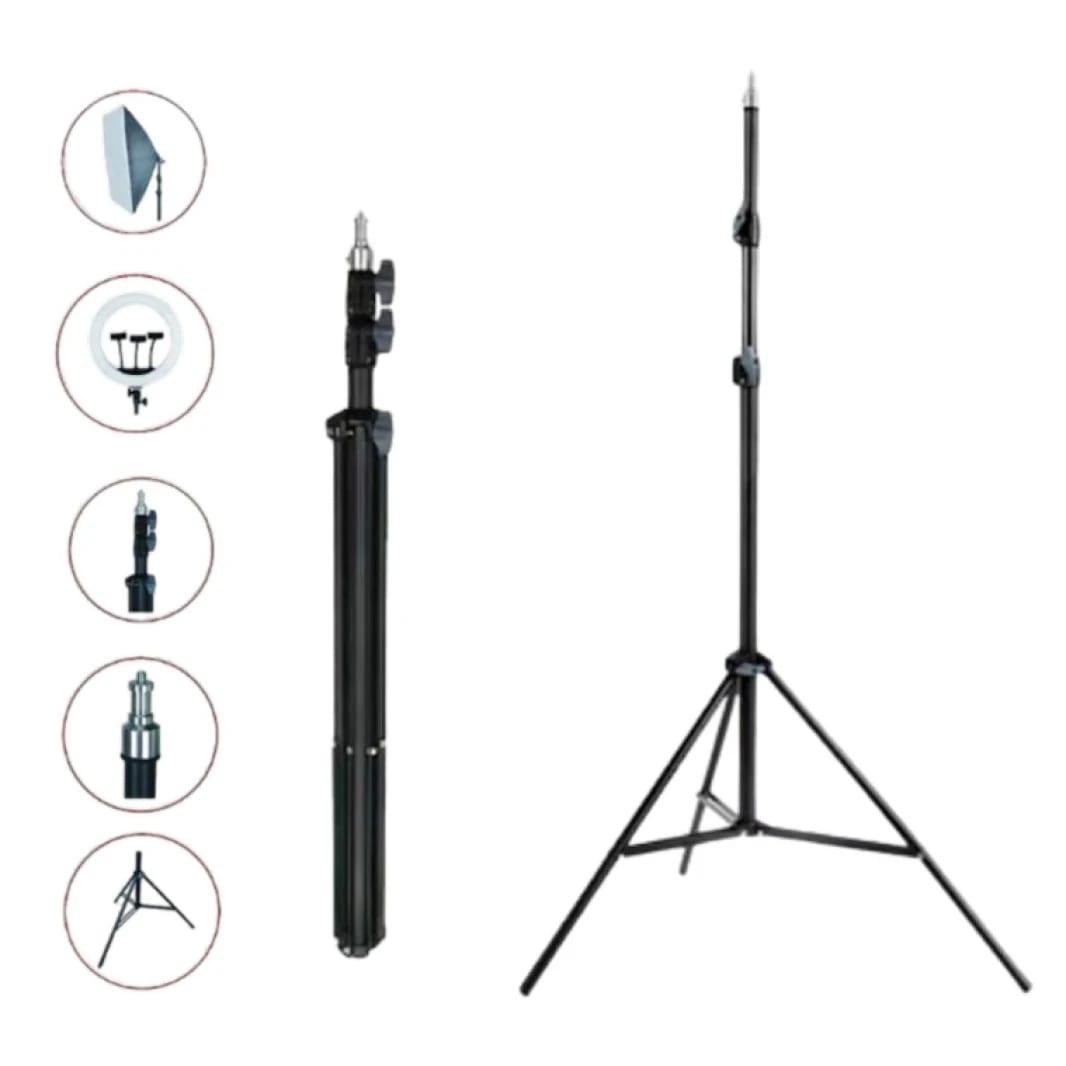 Jmary Mt 75 Light Tripod Stand For Softbox Ring Lights And Mobile Phones