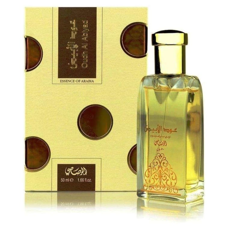 عطر عود الابيض للجنسين من الرصاصي حجم 50 مل