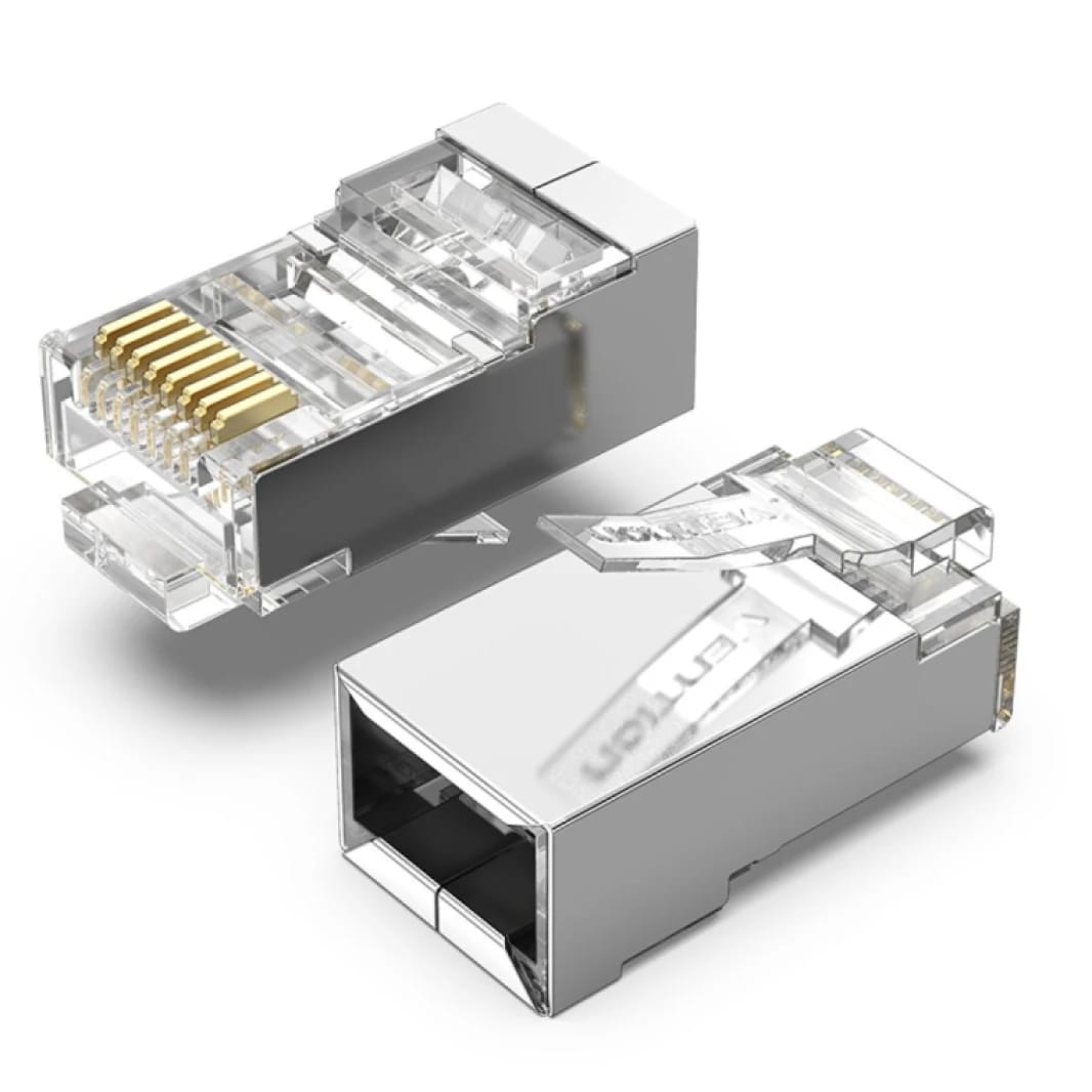 مقبس Vention Cat6 FTP RJ45 - عبوة من 100 قطعة