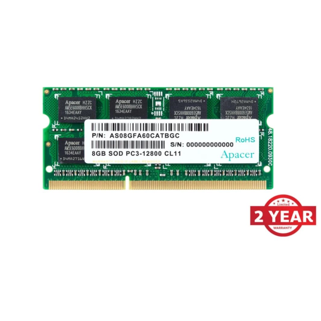Apacer RAM SO-DIMM Notebook DDR3 1600Mhz 8GB RAM 1.5V