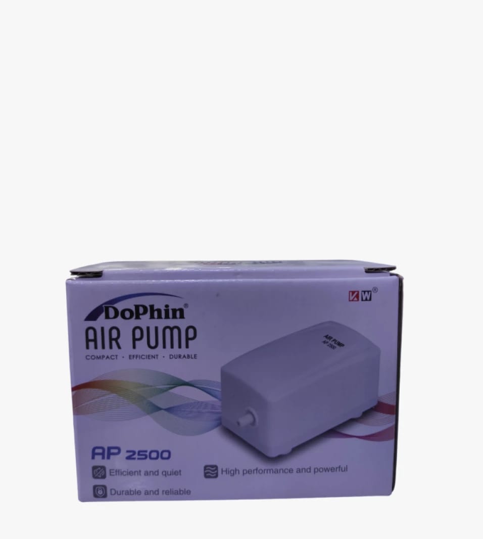 DoPhin Air Pump AP 2500 for Aquariums, Compact and Efficient Design for Aquarium Enthusiasts