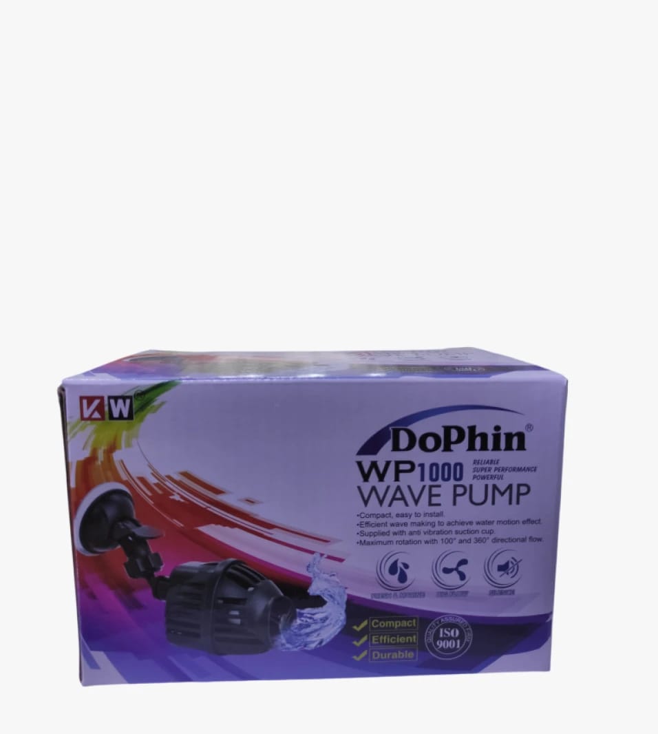 Dophin Wave Pump WP1000 Brand with Superior Performance and Compact Design for Efficient Water Motion in Tank.