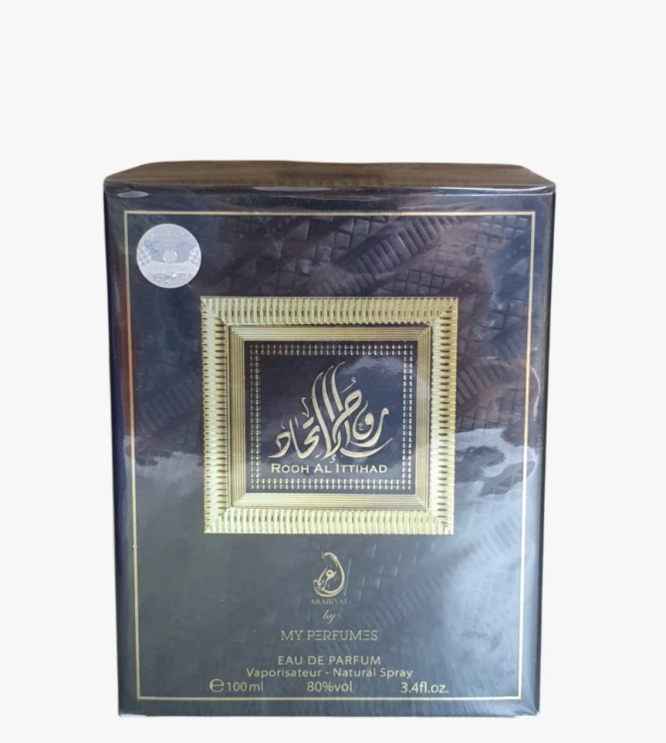 عطر روح الاتحاد من عربيات بلمسة فاخرة مثالية لكل عشاق العطور الفاخرة والتصميم الراقي.