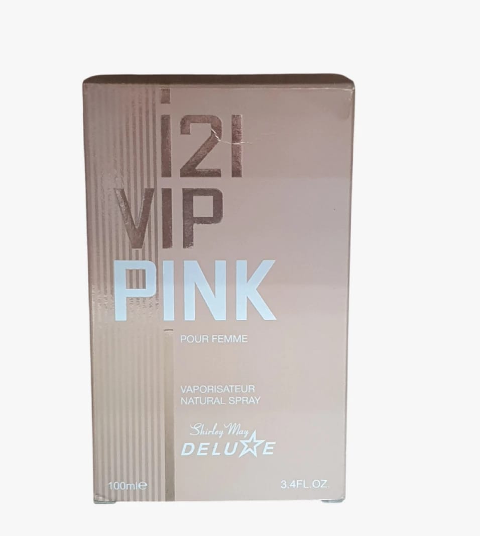 Shirley May Deluxe 121 VIP Pink Eau de Parfum for Women with Elegant Design and Captivating Scent for All Occasions